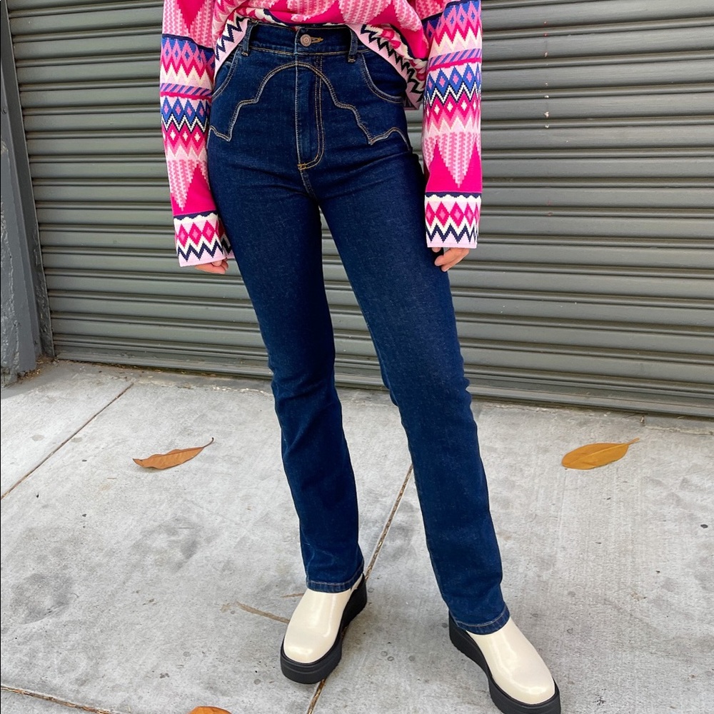 Pastiche Harvey Jeans in deep blue size M
